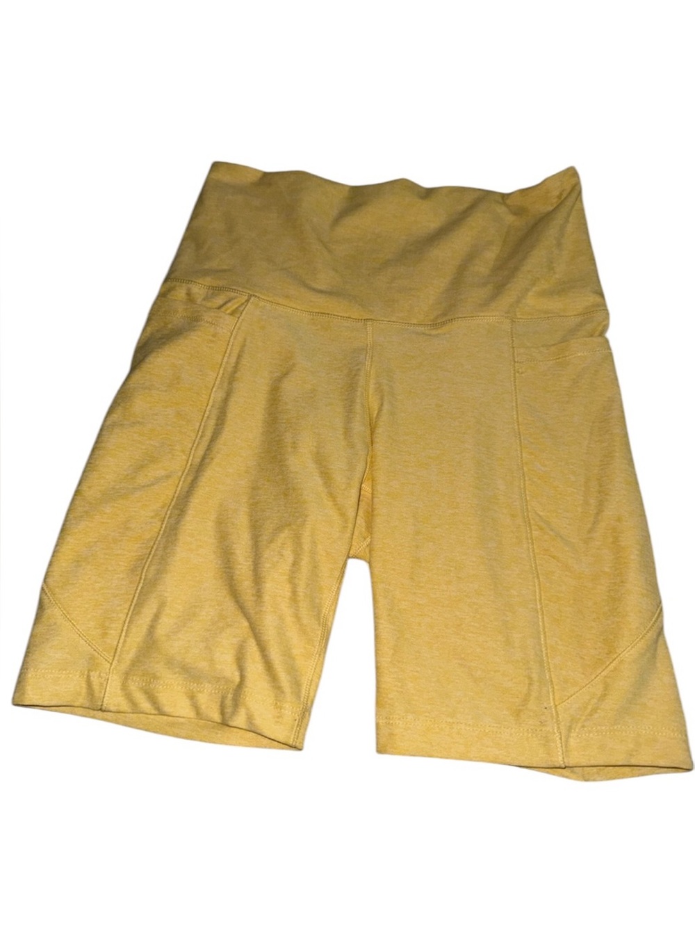 CALIA by Carrie Underwood Yellow High-Waist Athletic Shorts